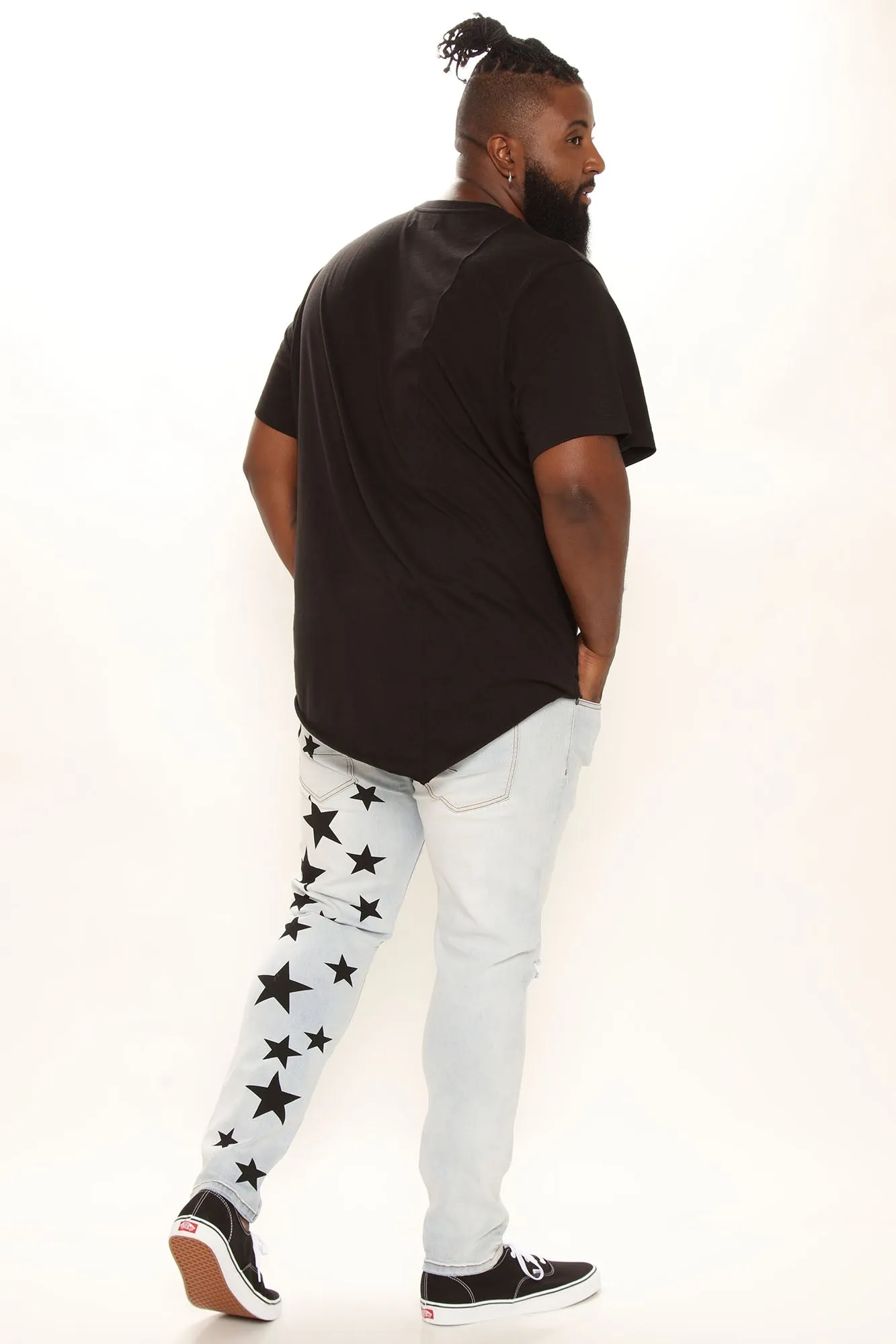 All Star Ripped Skinny Jeans - Vintage Blue Wash