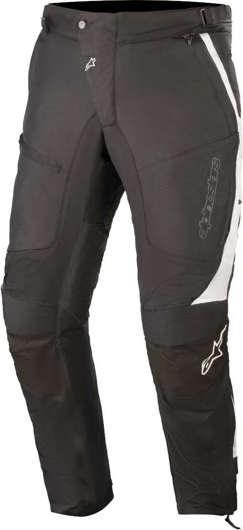 Alpinestars Raider V2 Drystar Motorcycle Textile Pants, Black/White