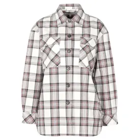 Barbour Coraline Overshirt In Cloud/Navy