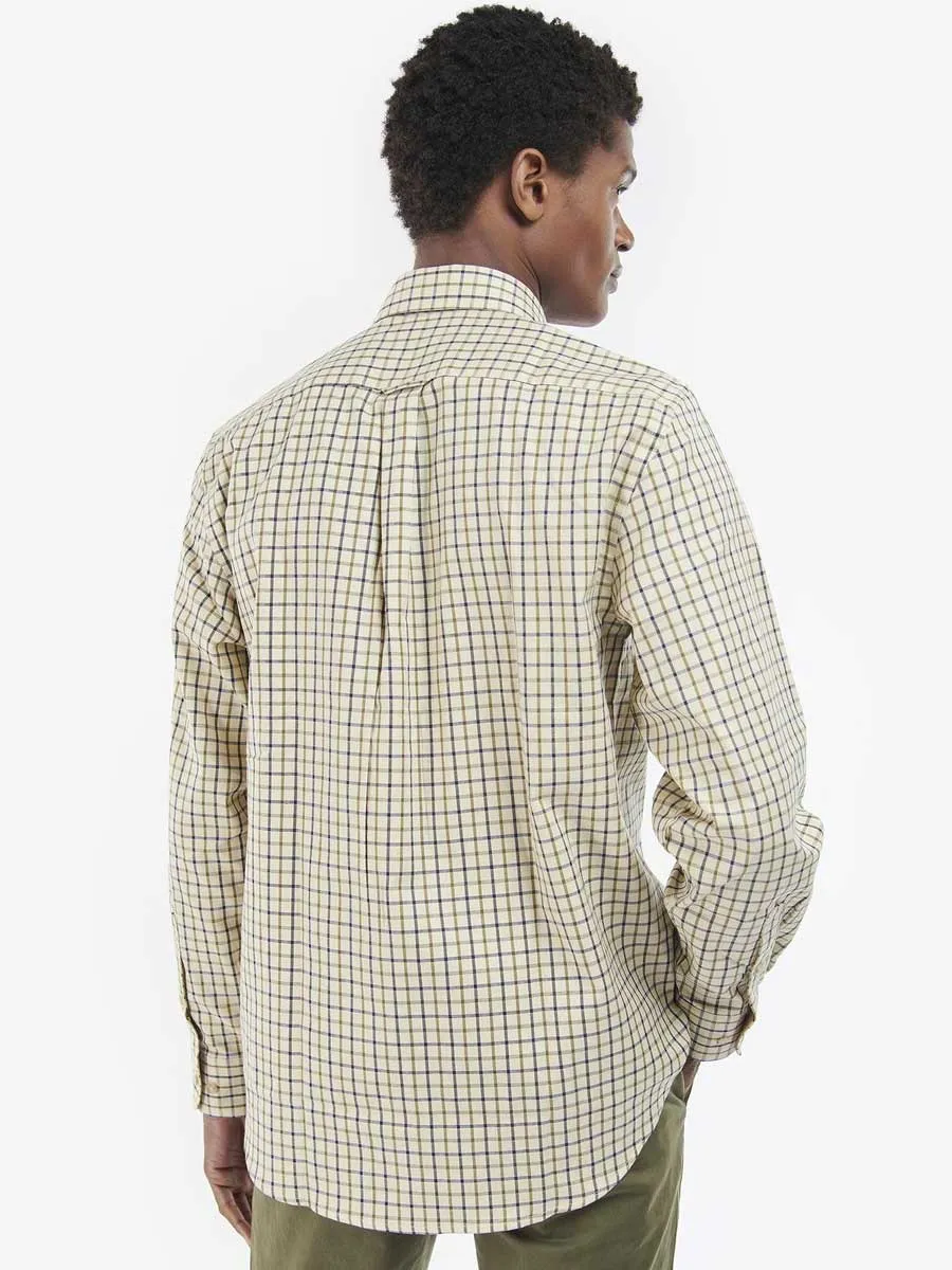 BARBOUR Sporting Tattersall Check Shirt - Men's - Navy/Olive