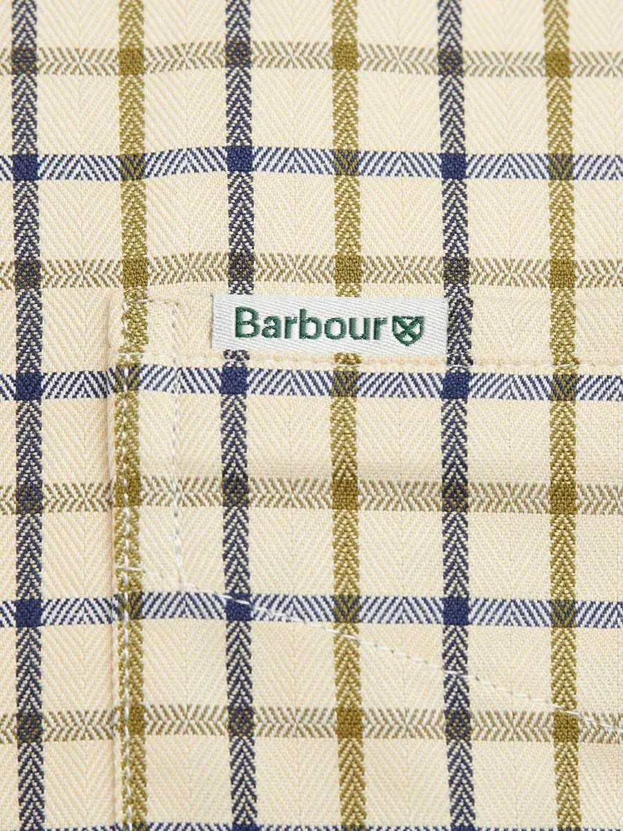 BARBOUR Sporting Tattersall Check Shirt - Men's - Navy/Olive