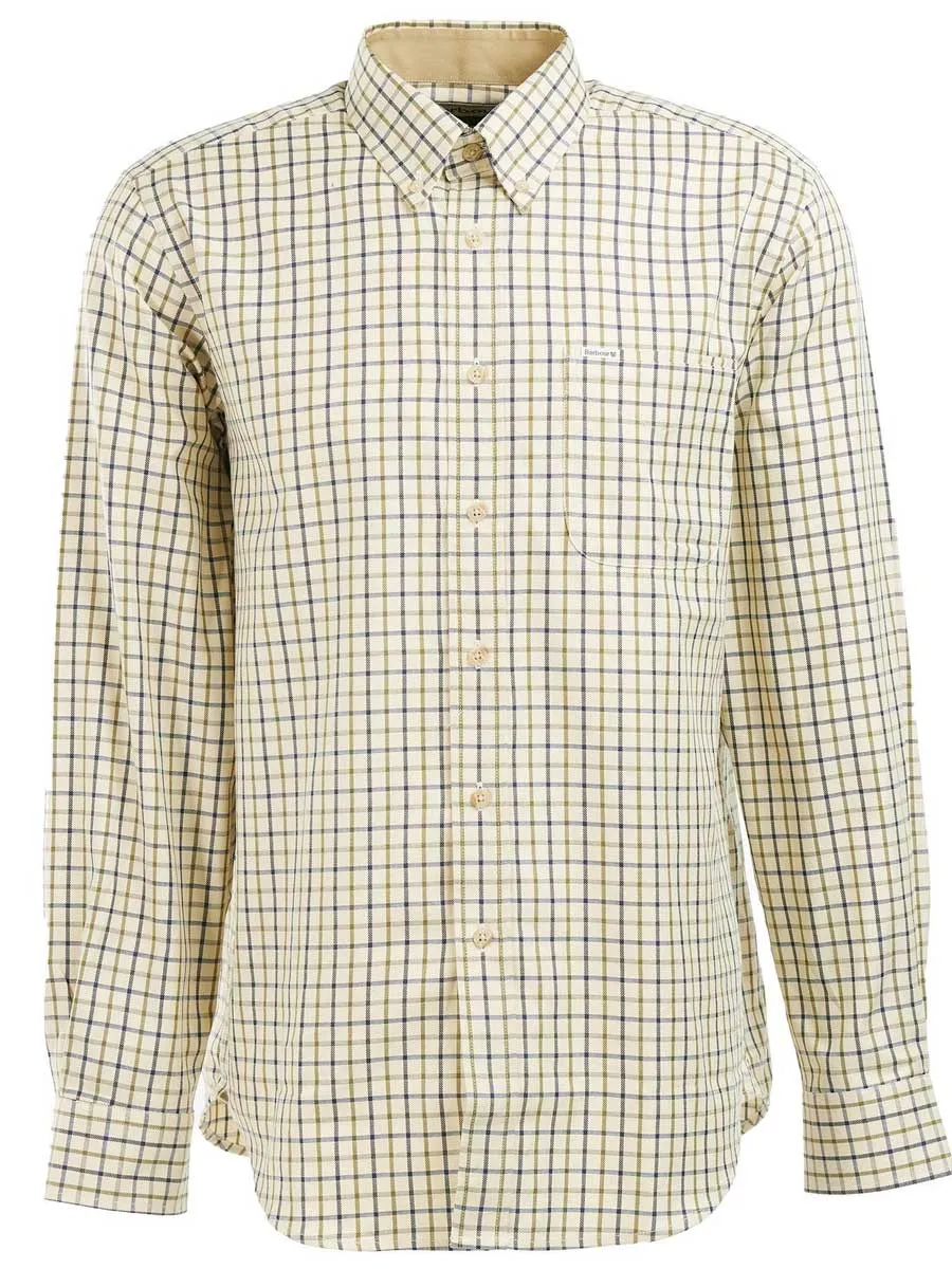 BARBOUR Sporting Tattersall Check Shirt - Men's - Navy/Olive
