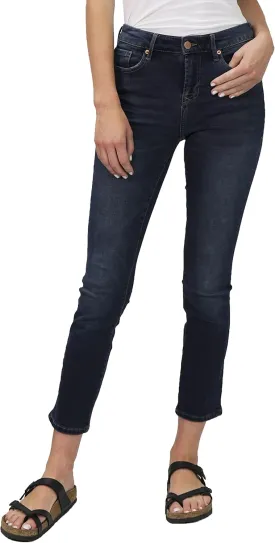 DEAR JOHN Blaire Womens Straight Leg Jeans Mid Rise Ankle Inseam