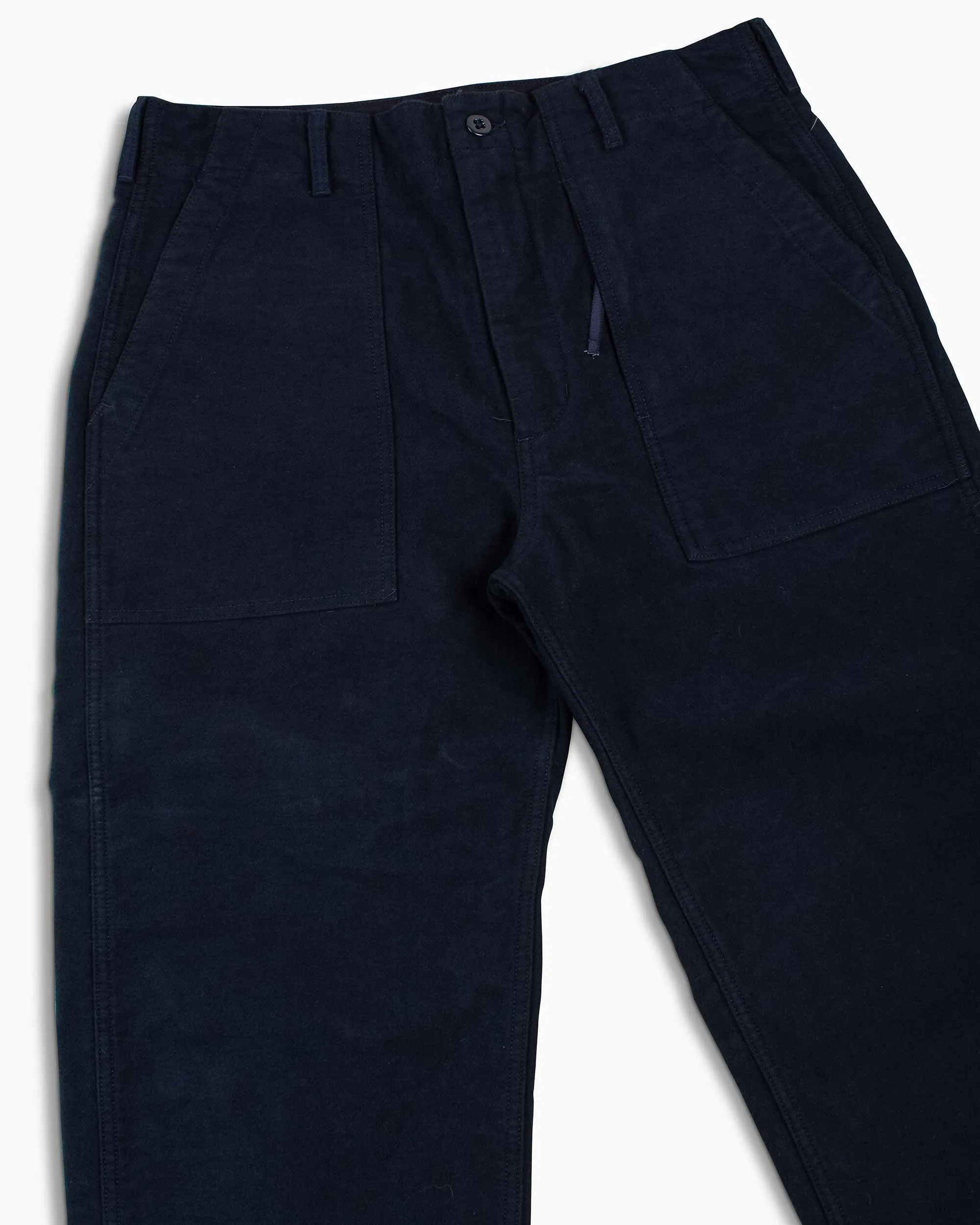 Engineered Garments Fatigue Pant Dark Navy Cotton Moleskin