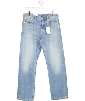 GANT Blue Straight Fit Mid Rise Jeans W30