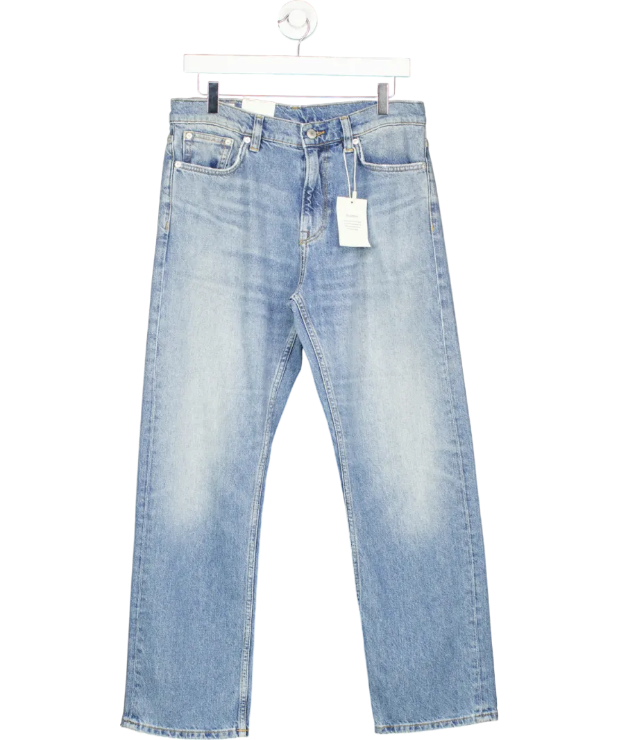 GANT Blue Straight Fit Mid Rise Jeans W30