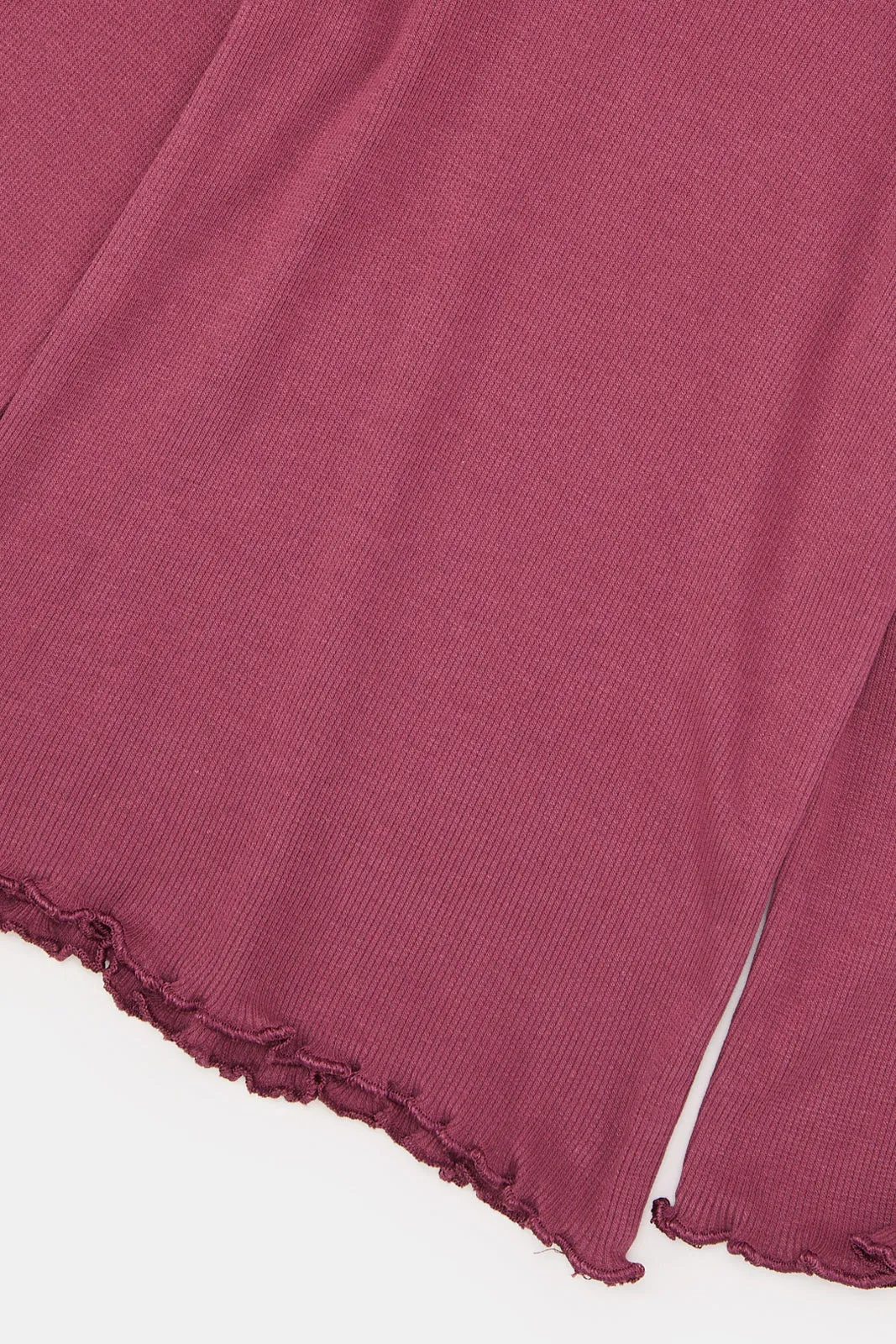 Infant Girls Purple Ripped T-Shirt