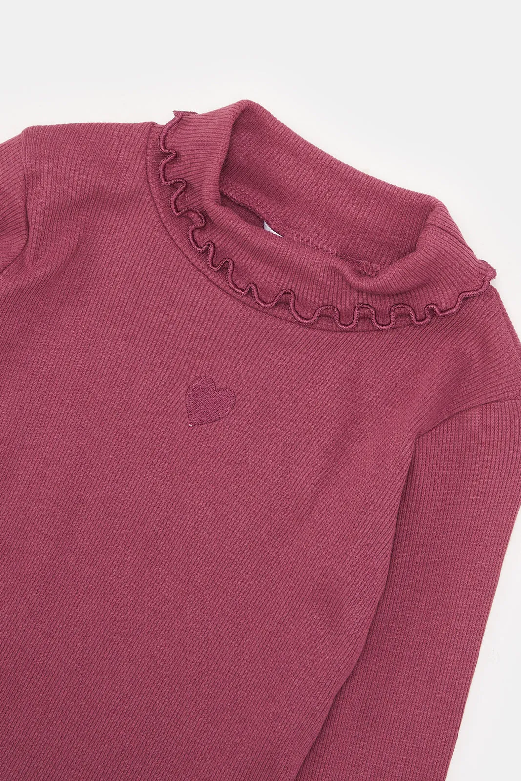 Infant Girls Purple Ripped T-Shirt
