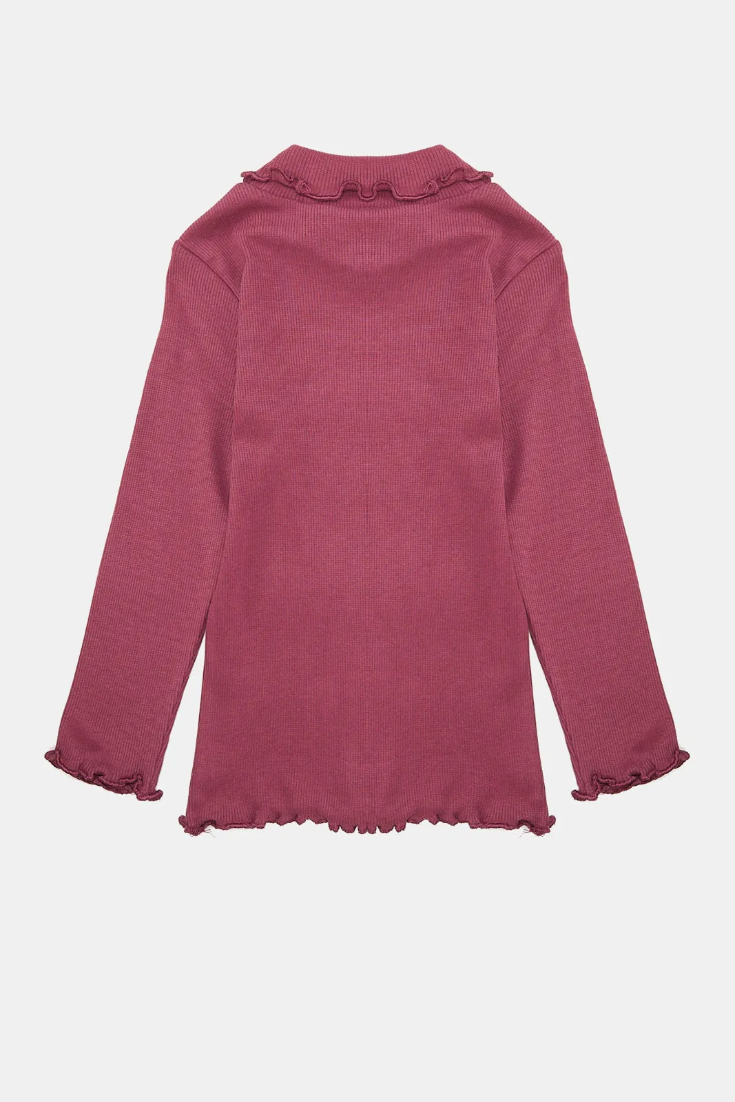 Infant Girls Purple Ripped T-Shirt
