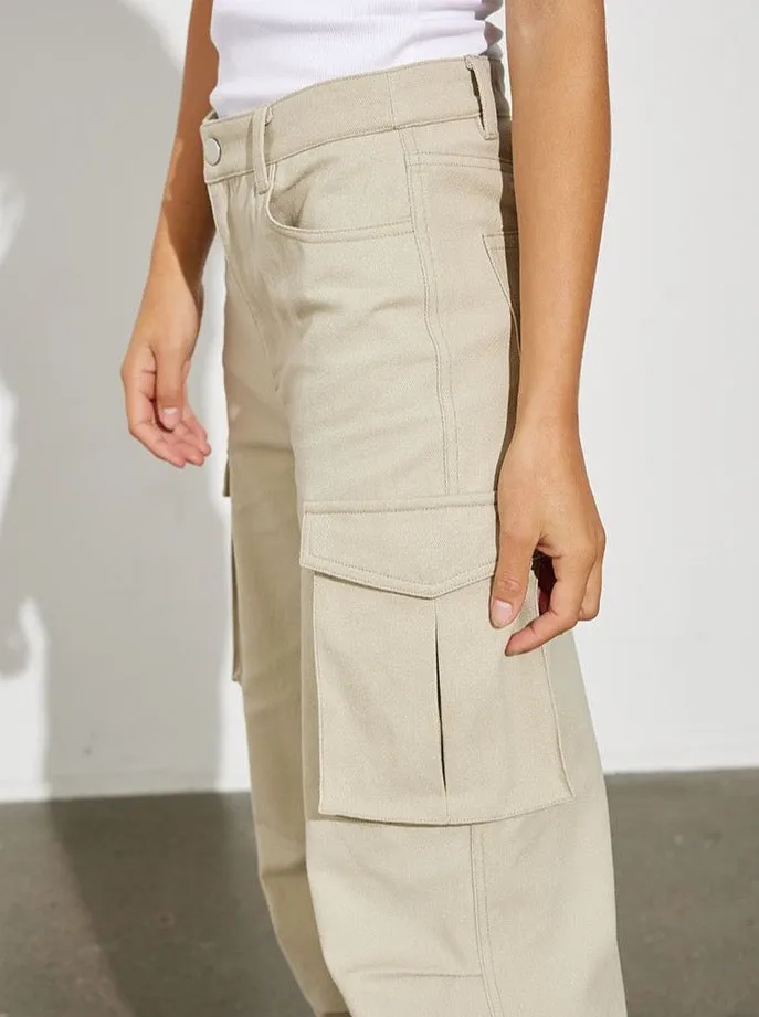 JAINE-M FREESIA PANT | GRAY SAND