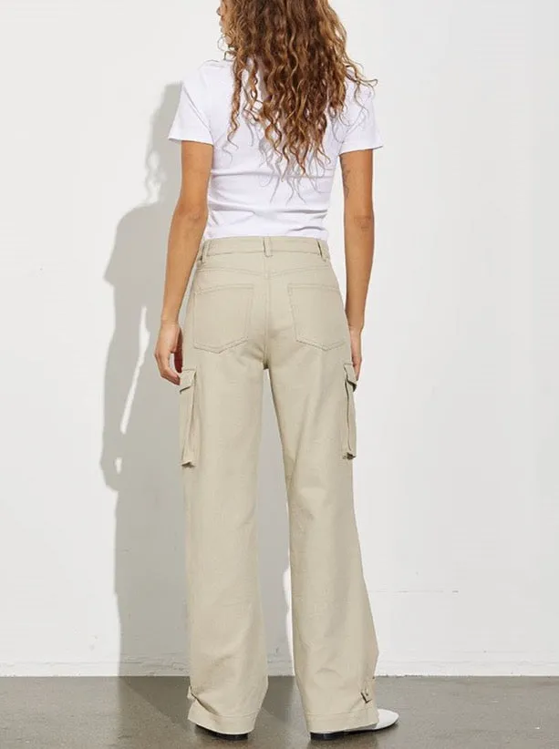 JAINE-M FREESIA PANT | GRAY SAND
