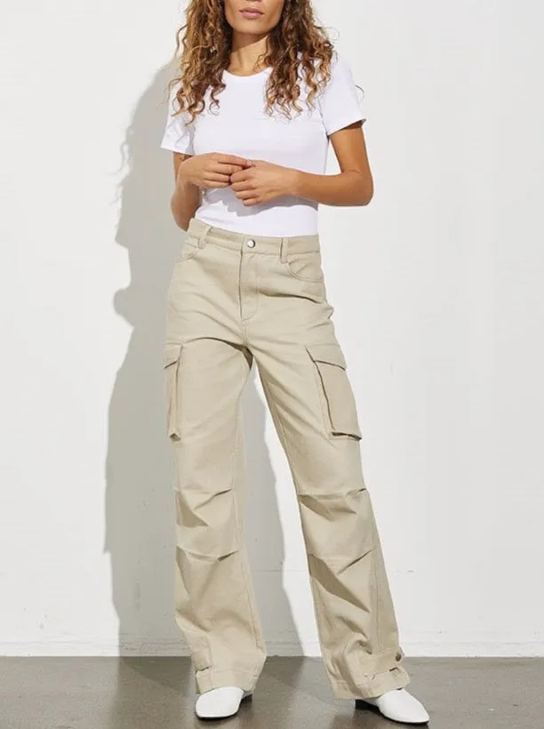 JAINE-M FREESIA PANT | GRAY SAND