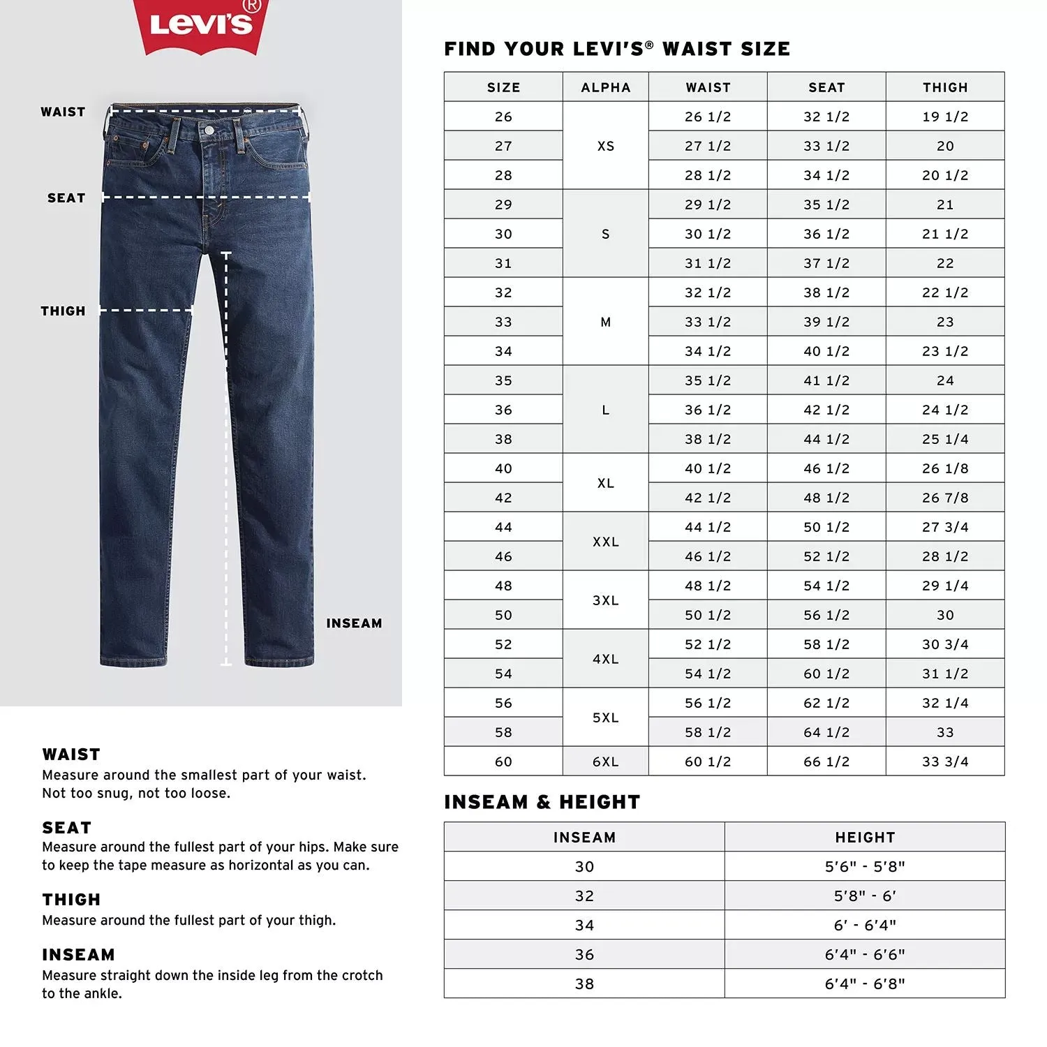 Levi's 505 Men's Regular Fit Stretch Jeans