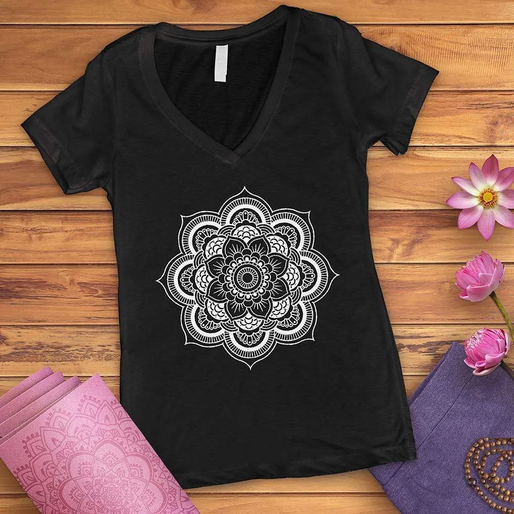 Mandala V-Neck Tee