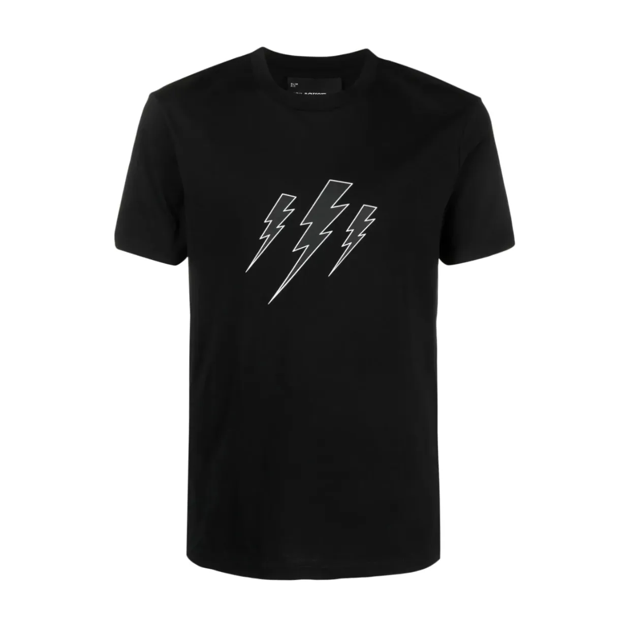 Neil Barrett Black Thunderbolt T-Shirt
