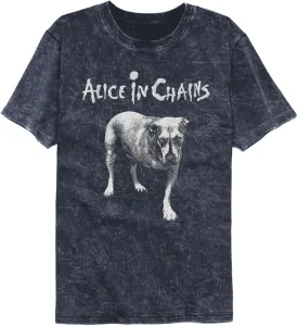 Premium Collection Alice in Chains Tripod Mineral Wash Navy Mens T Shirt 90s Vintage Style GraphicTees