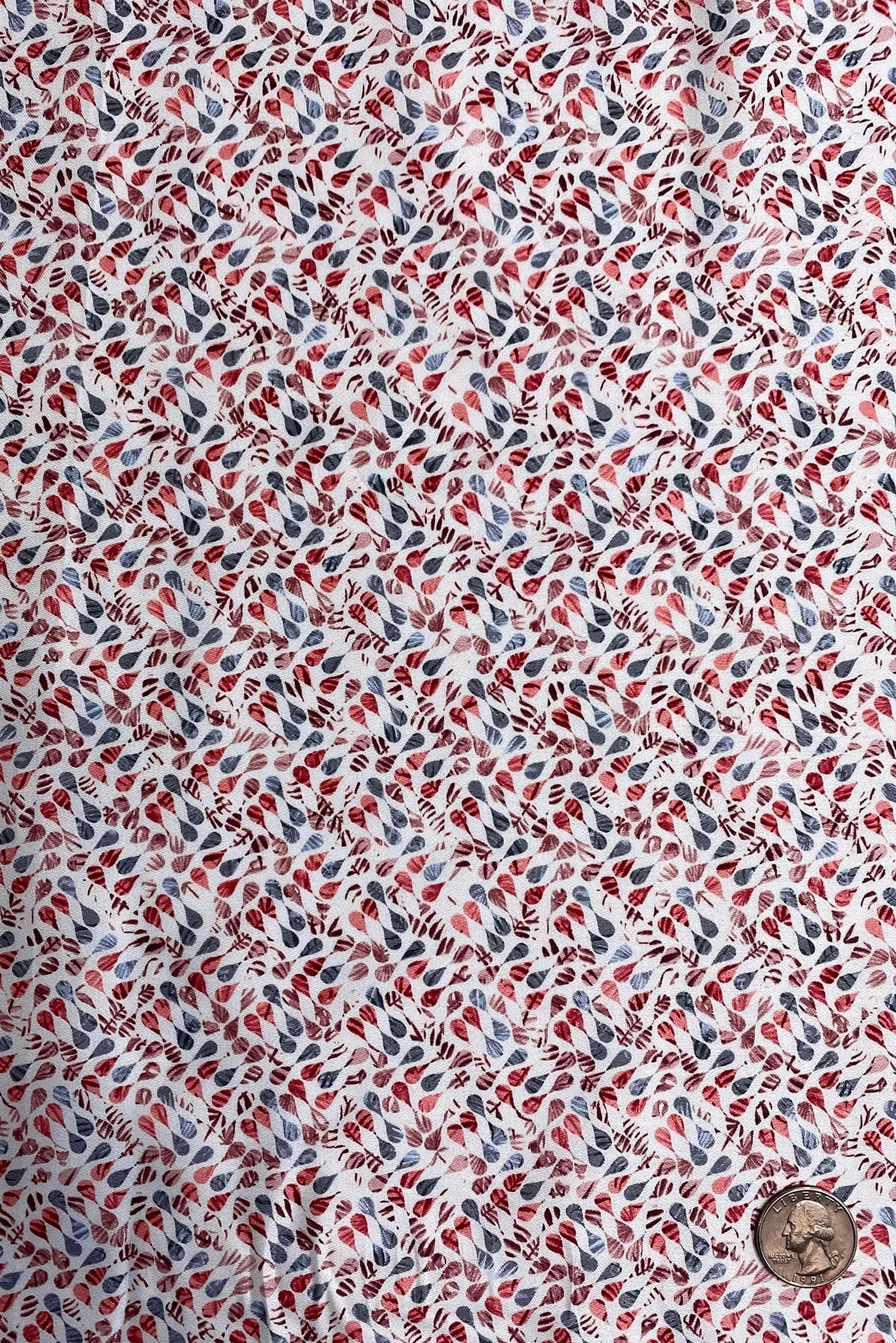 Red Cotton Digital Prints CDP-014