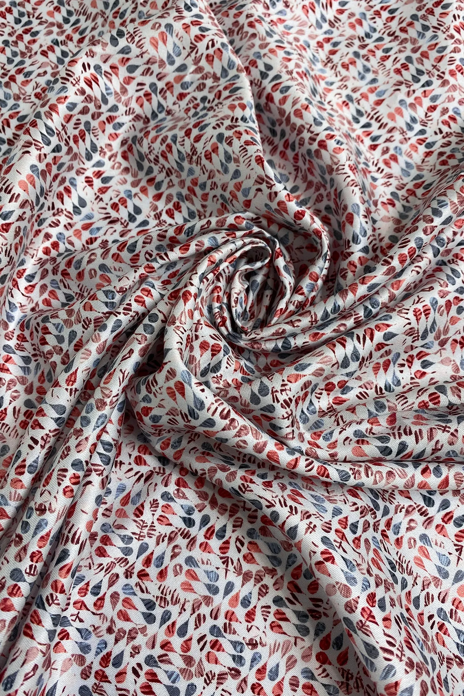 Red Cotton Digital Prints CDP-014