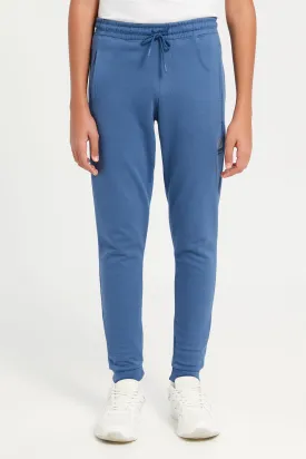 Senior Boys Blue Active Pants