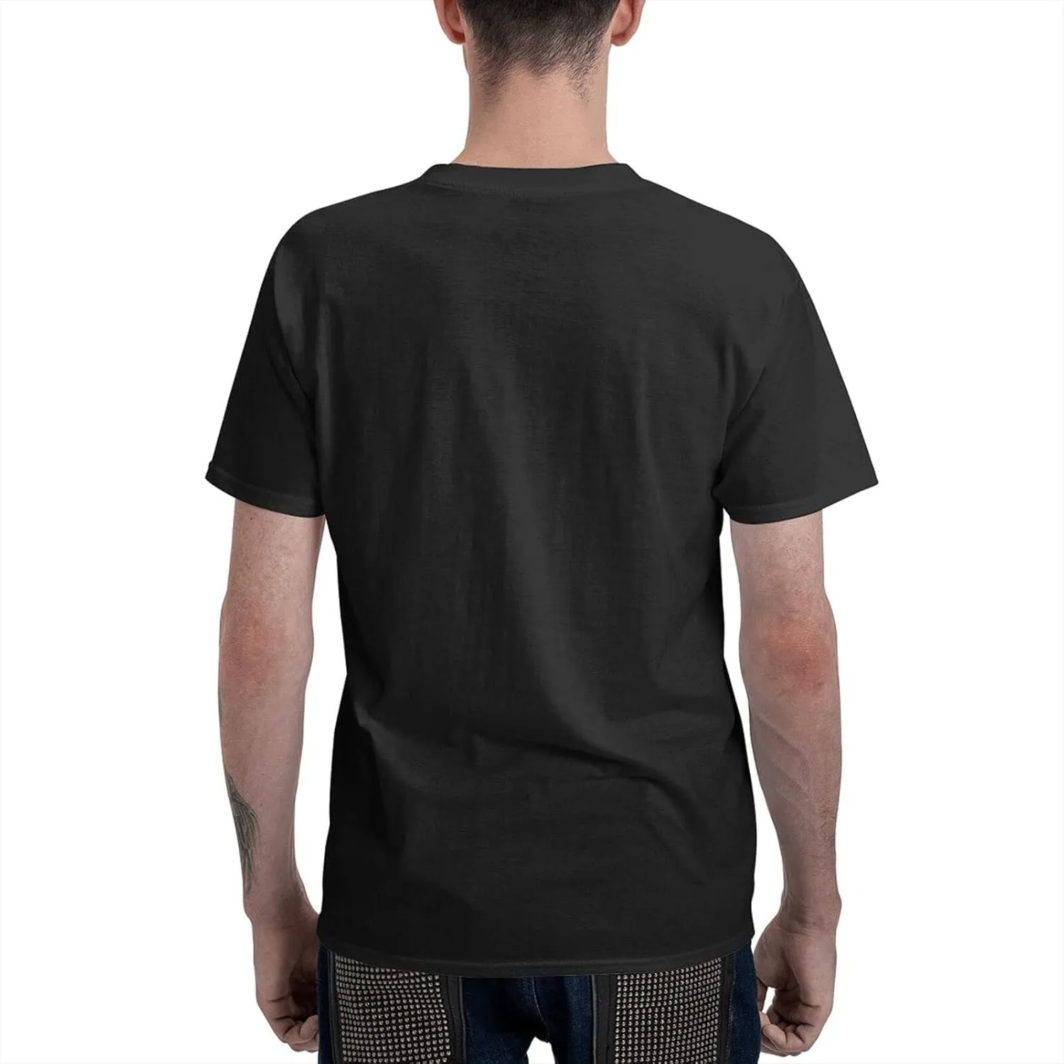 Shirt Men's Personalized Short Sleeve Tee Tops Casual Crew Neck T Shirts