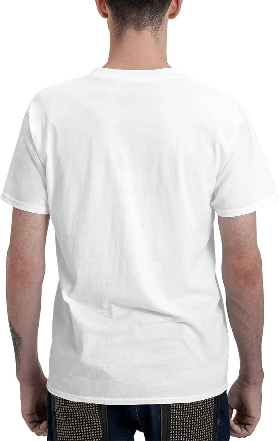 Shirt Men's Personalized Short Sleeve Tee Tops Casual Crew Neck T Shirts