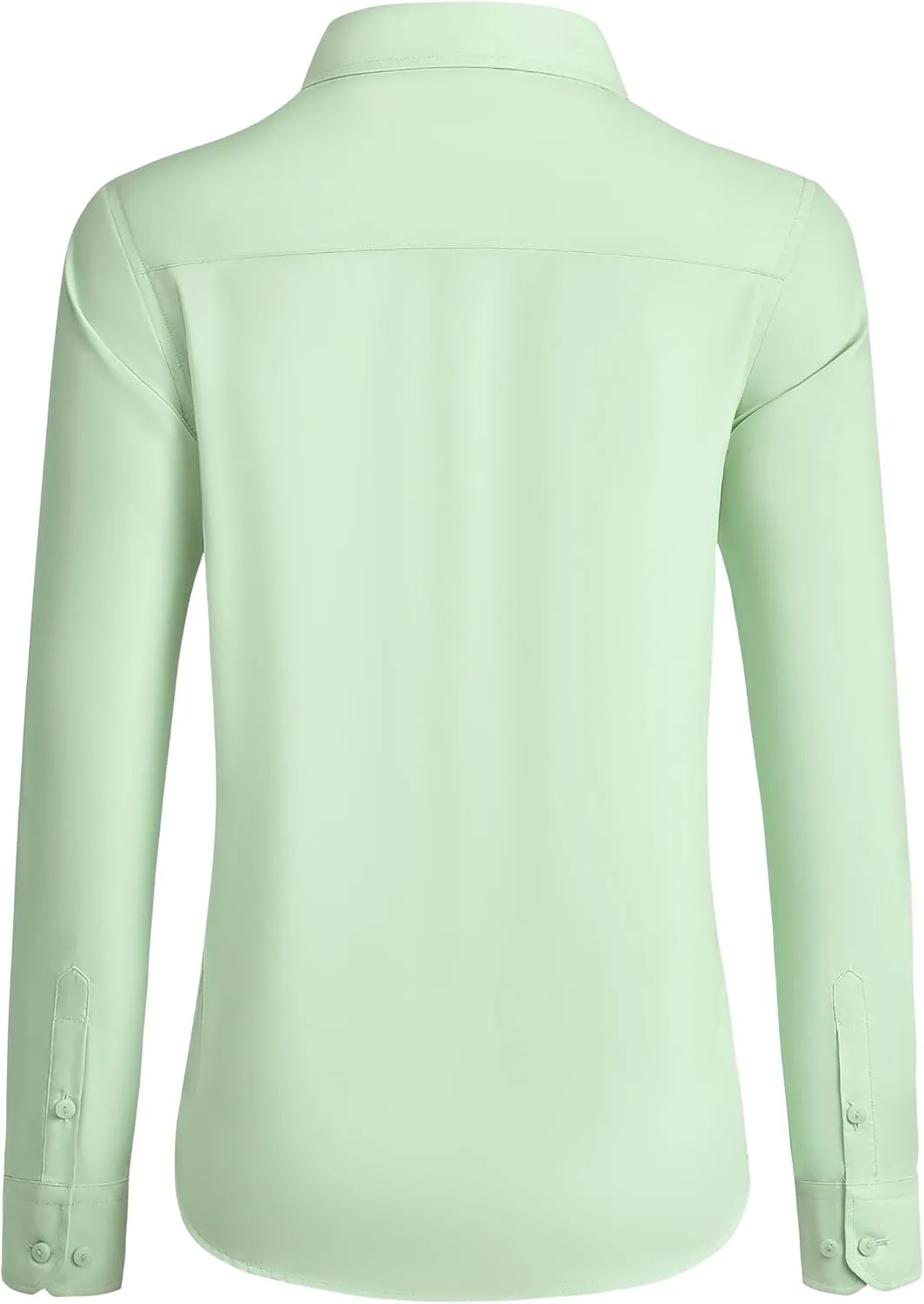 siliteelon Button Down Shirts for Women Wrinkle Free Dress Shirts Long Sleeve Shirts Formal Work Office Blouses Tops