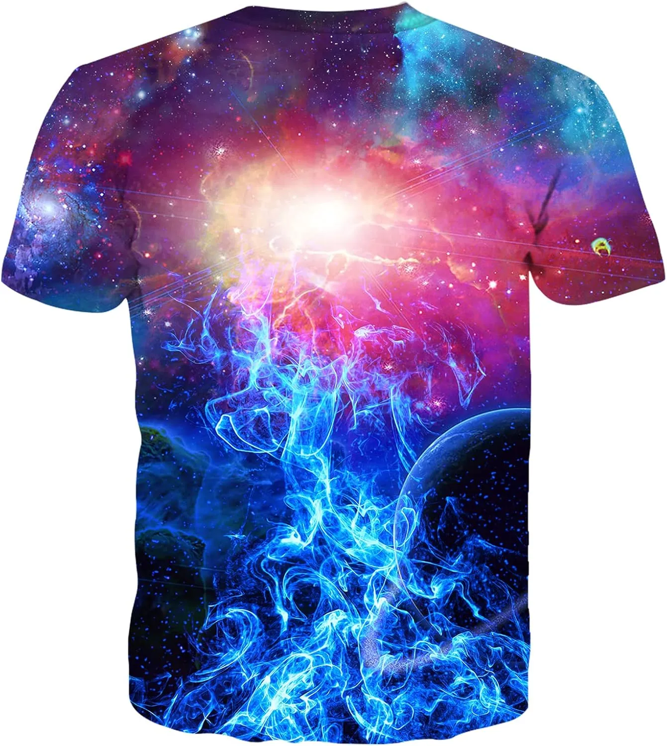 Unisex Novelty Shirts 3D Print Graphic Short Sleeve Shirts for Men Women