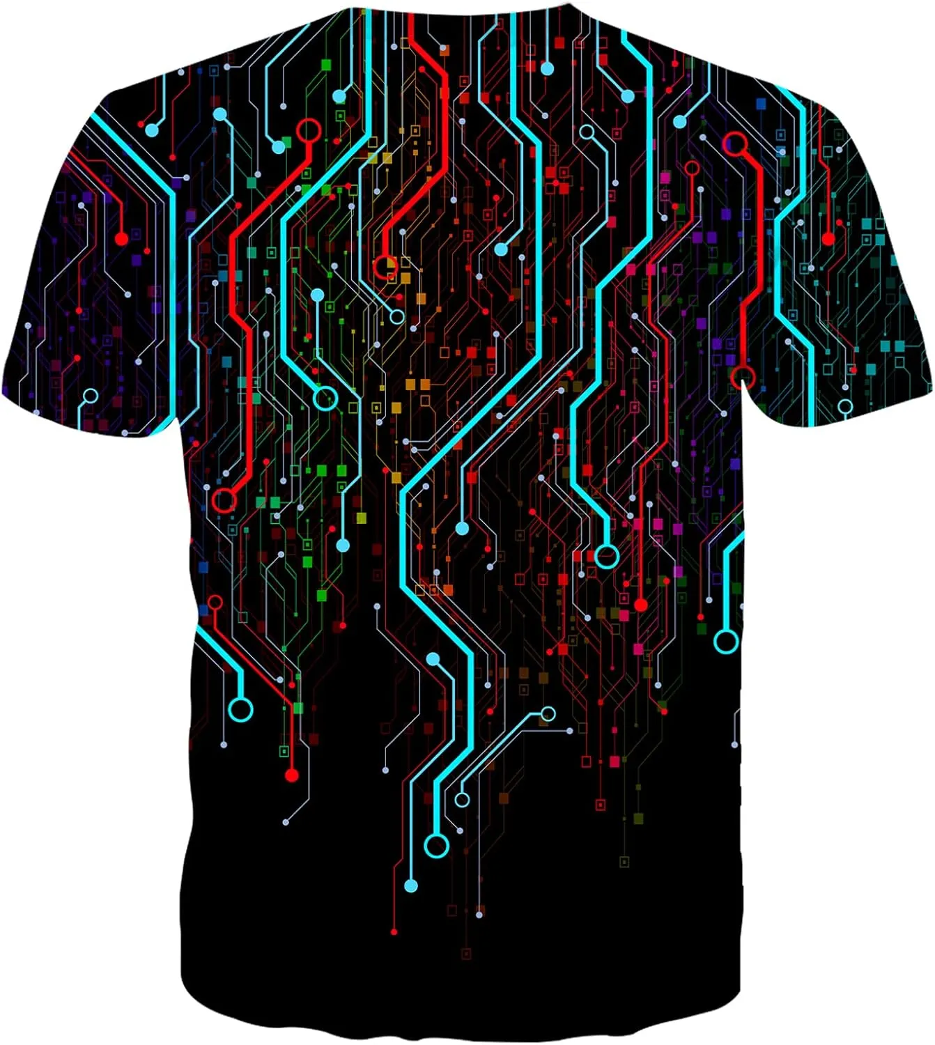 Unisex Novelty Shirts 3D Print Graphic Short Sleeve Shirts for Men Women