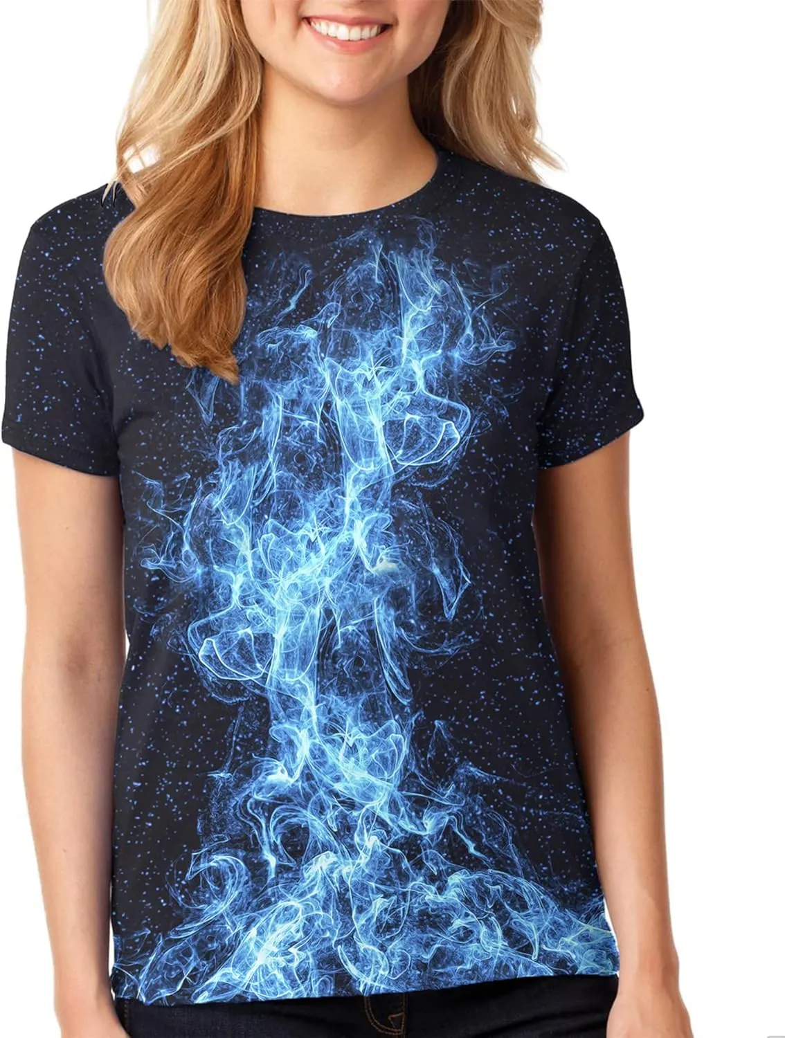 Unisex Novelty Shirts 3D Print Graphic Short Sleeve Shirts for Men Women