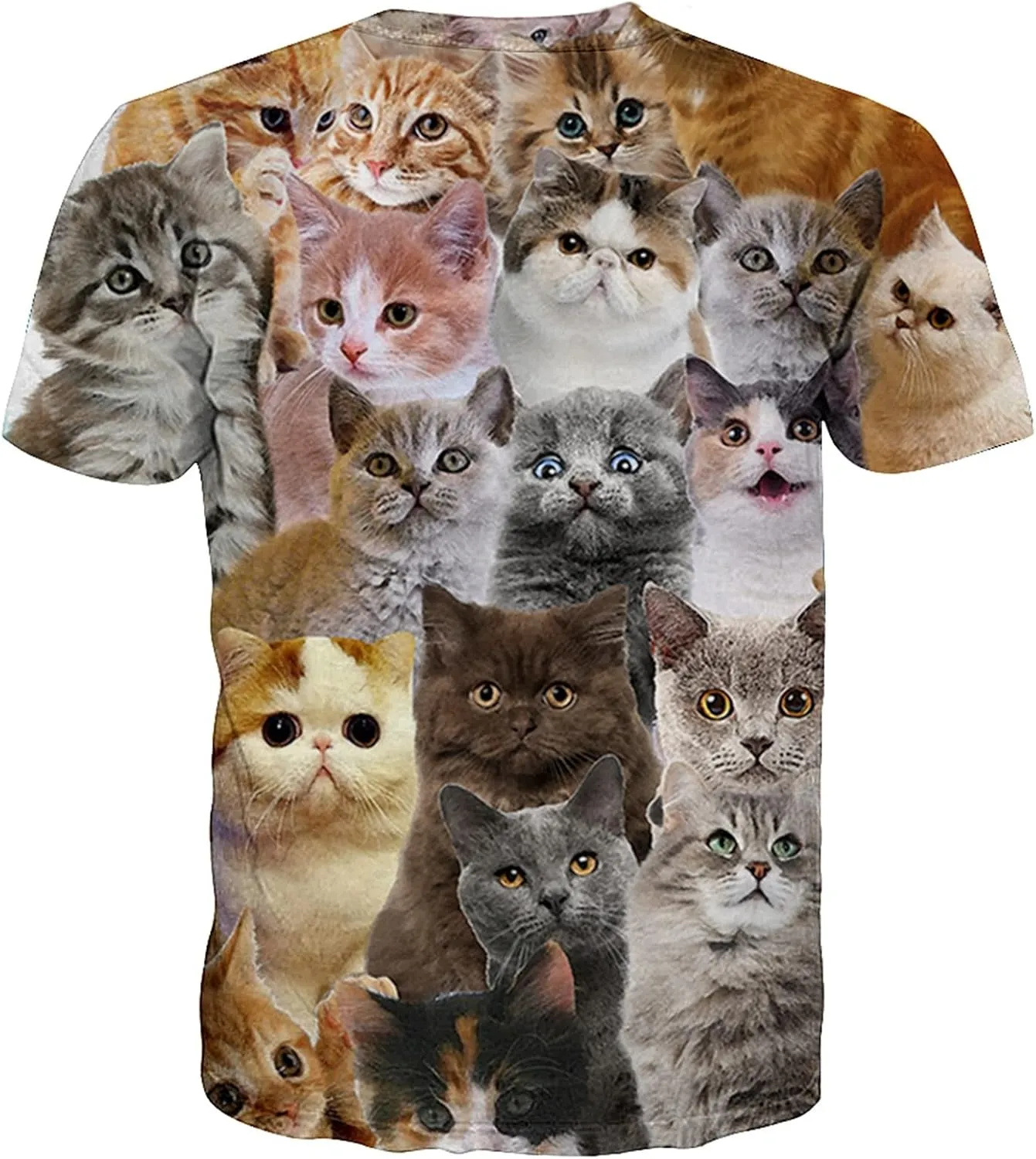 Yasswete Men and Women Shirts Unisex 3D Fashion Printed Shirts for Adults Short Sleeve Top T-Shirts