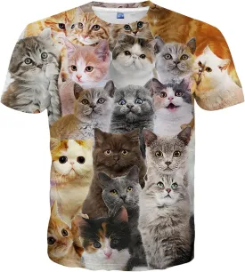 Yasswete Men and Women Shirts Unisex 3D Fashion Printed Shirts for Adults Short Sleeve Top T-Shirts
